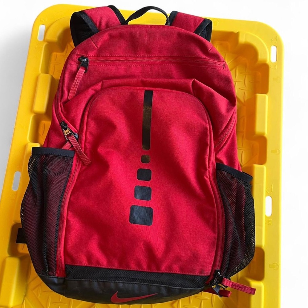Nike Elite Red Backpack with Black Accents